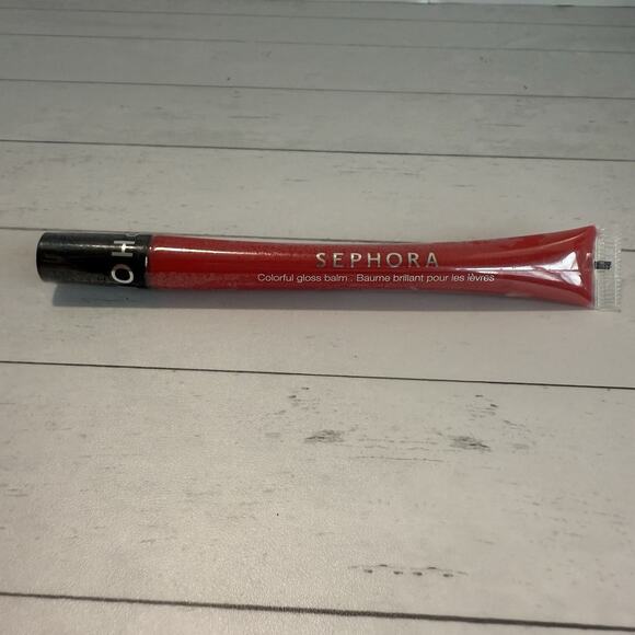 Sephora Colorful Gloss Balm Hot Pants 13 Red Lip Gloss Tube 0.32oz New Sealed - Picture 1 of 6